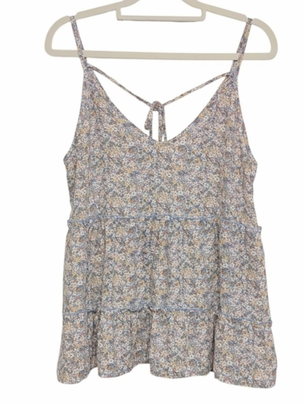 Sienna Sky Cottagecore Y2K Style Prairie Blouse Size Small Floral Ruffle